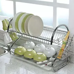 2 Tiers Kitchen Dish Rack