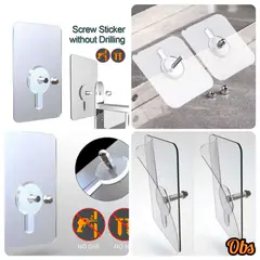 Adhesive Nails Wall Hooks(10pice set)