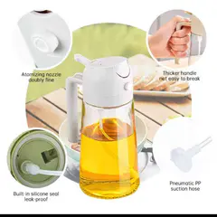 (1Pcs)2 in 1 Oil Dispenser Bottle