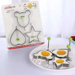 3Pcs Stainless Steel Egg Fryer