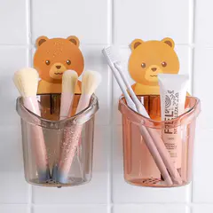(2Pcs)Bear Toothbrush Holder