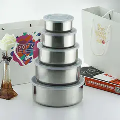5Pcs Stainless Steel Mixing Bowls Set with Lids