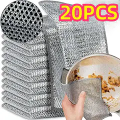 (20pcs set)Multifunctional Non-scratch Wire Dishcloth