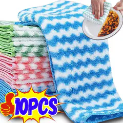 (10Pcs set) High Quality Microfiber Kitchen Towel