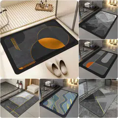 (1Pcs) Rubber Sole Super Absorbing Non-Slip Floor Mat