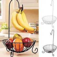 Fruit basket with Banana hanger hook