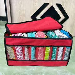 (1Pcs)9 Grid full cover organizer box