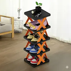 5 Layer Double Part Shoe Rack Organizer