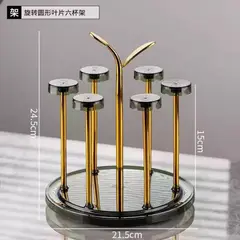 360 Degree Luxury Glass Drain Rack
