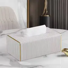 (White )Luxury European Style Tissue Box