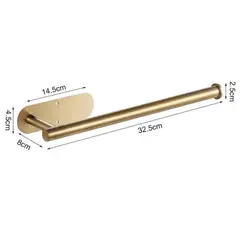 (Gloden)Stainless Steel Paper Towel Holder
