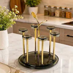 360° Luxury Glass Drain Rack