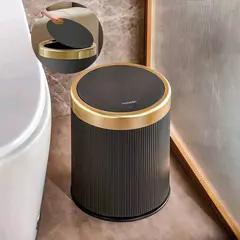  (Black)Luxury Trash Bin