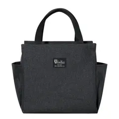 (Black)Multifunctional Large Capacity Lunch Bag