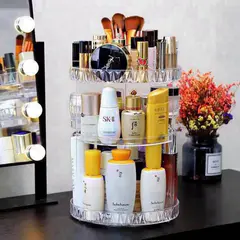 360 Degree Rotating Cosmetic Storage Box Makeup