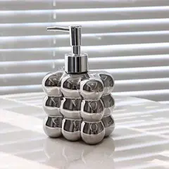 (Silvery)Ceramic Hand Sanitizer Dispenser
