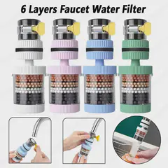 (4pcs)Six-Layer Protection Tap Water Filter