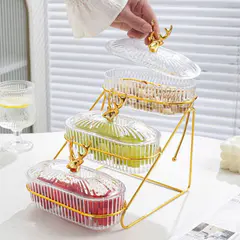 Multi-layer Fruit Plate Elegant 3-tier