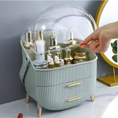 (Sky)Dust-Proof Large Capacity Makeup Storage Box With