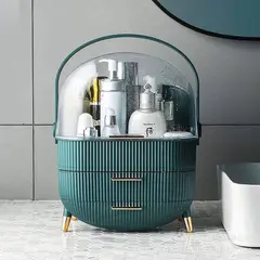  (green)Dust-Proof Large Capacity Makeup Storage Box