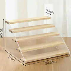 (5 Layer)Wooden & Acrylic Multi-Layer Display Stand
