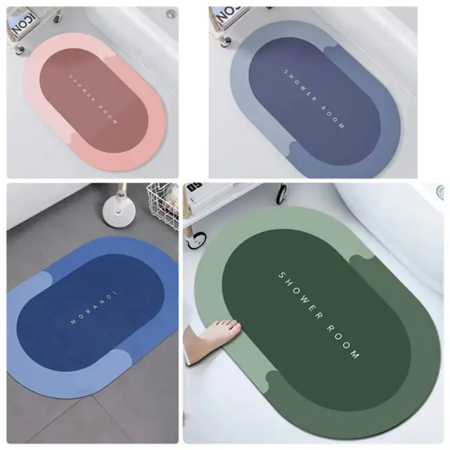 Super Absorbent Door Mat Non-slip Bathroom Carpet