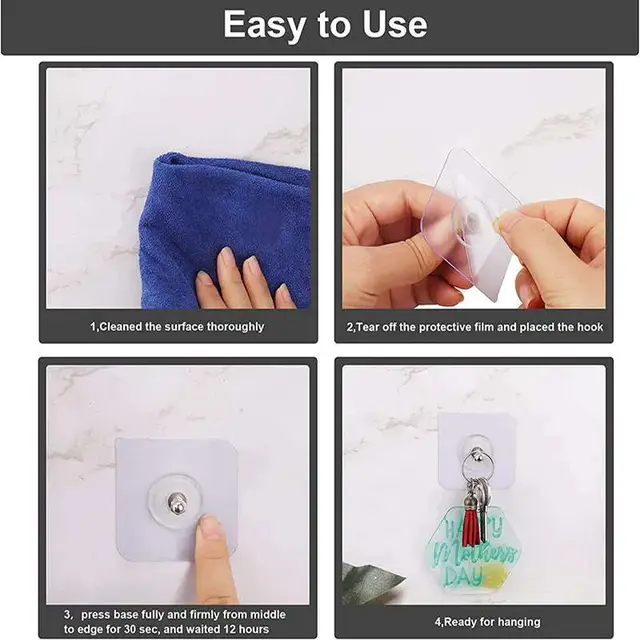 Adhesive Nails Wall Hooks