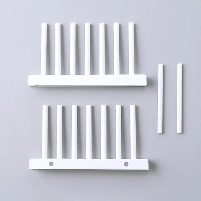 Flodable Plastic Plate Cups Stand Display Holder
