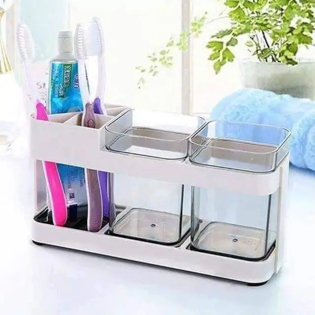 ডাবল লেয়ারের ম্যাজিক মাজুনি - Toothpaste Holder