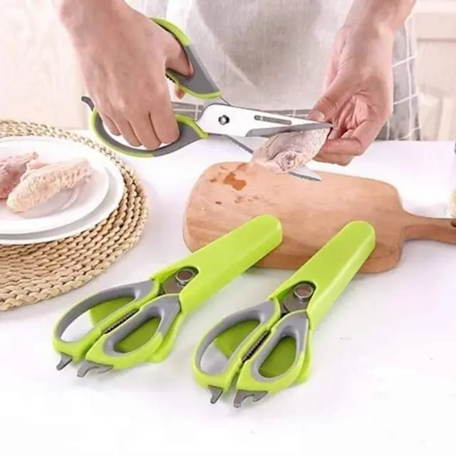 36 Grid Silicone Ice Tray With Lid - High Quality Multi-Functional Kitchen Scissors