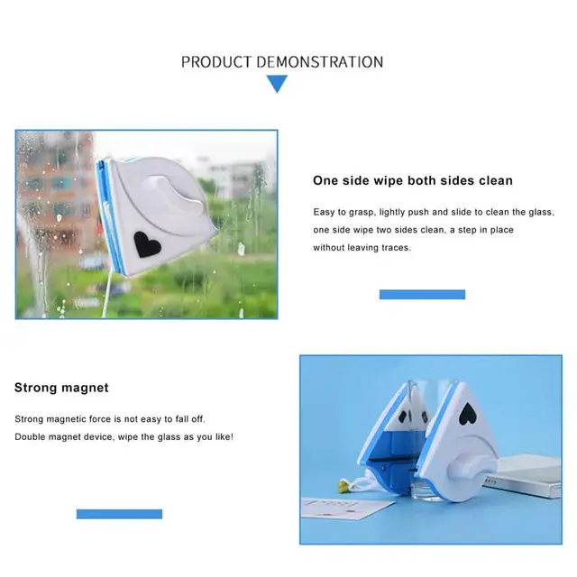 Magnetic Window Cleaning Brush