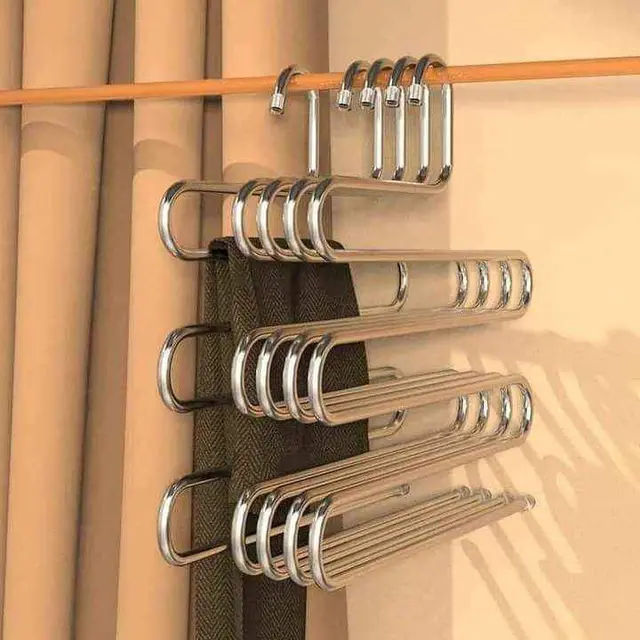 5 layers Stainless Steel Clothes Hangers