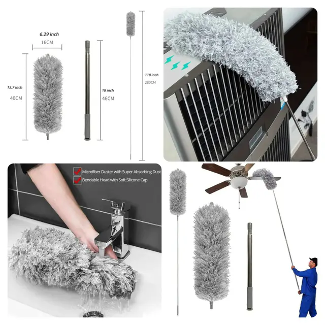 Microfiber Dusting Brush(9 FIT)