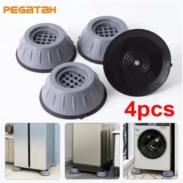 3Pcs Gap Cleaning Brush - 4Pcs Universal Anti-Vibration Feet Pads