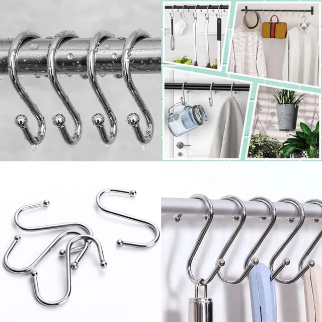 3Pcs Gap Cleaning Brush - S Hooks(5pice set)