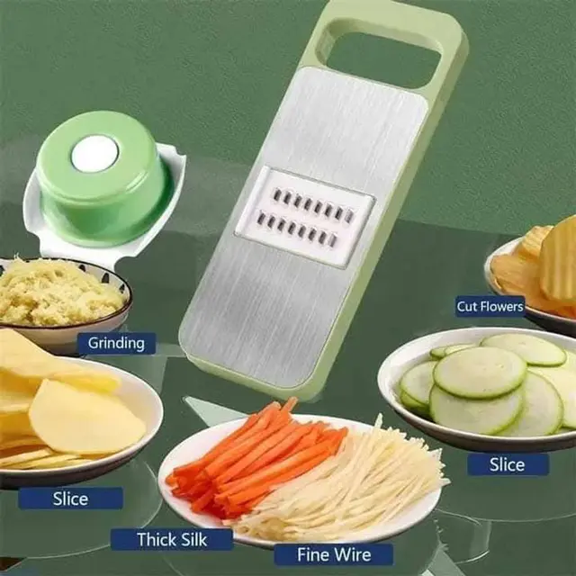 5 In 1 Stainless Steel Multifunctional Slicer
