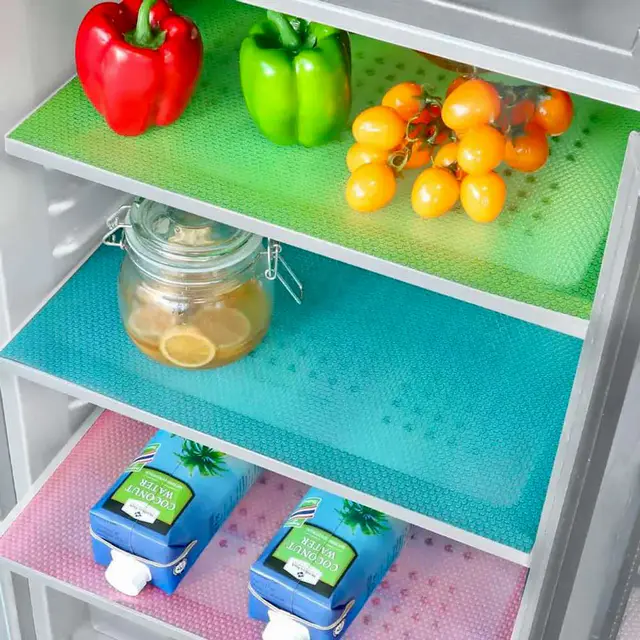 Multifunctional water sprayable, cleaning kit - (5pice set)Non-Slip Refrigerator