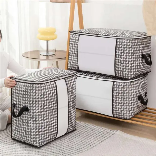 Printed New Quilt Storage Bag