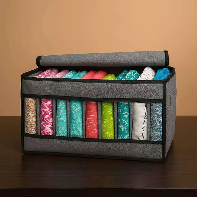 ওয়াশিং মেশিন কভার - 9 Grid full cover organizer box