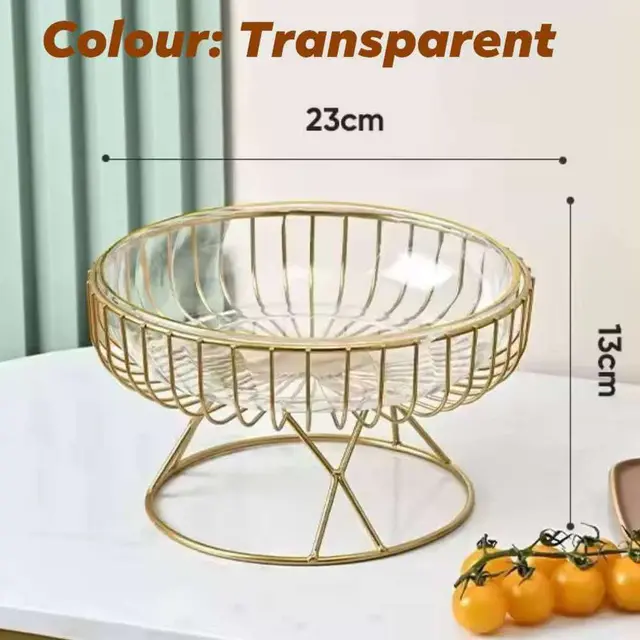 Rotating Perfume/ Cosmetic Organizer - (White)Fruit Storage Basket