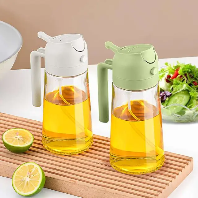 2 in 1 Oil Dispenser Bottle - (2Pcs)2 in 1 Oil Dispenser Bottle