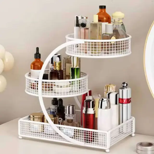 Microwave oven Dish Lid - Multi Layer Shelf Cosmetics Storage Rack