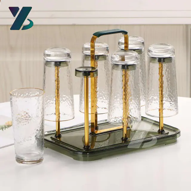 Microwave oven Dish Lid - Square Luxury Glass Drain Rack