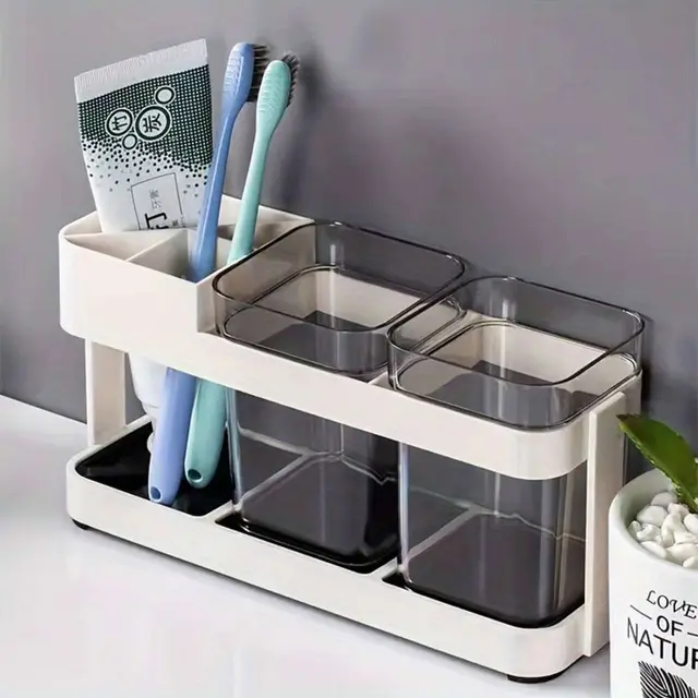 Multifunctiona Storage Organizer - Toothpaste Holder