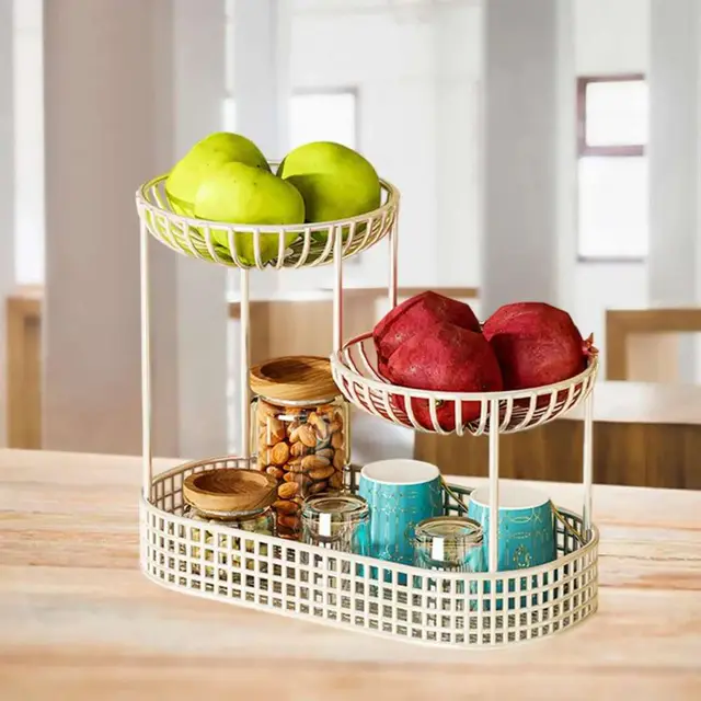Folding Sunglasses Organizer ( 5 Slot ) - (White)3 Tiers Fruit Basket Fruit Bowl