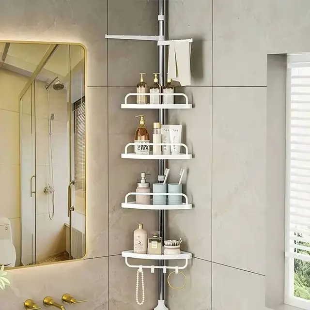 4-Tier Corner Shower Caddy - 4-Tier Corner Shower Caddy