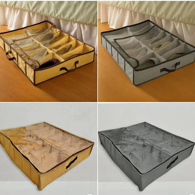 Top Loading ওয়াশিং মেশিন কভার - (1Pcs) 12 Pairs Shoes Storage Organize