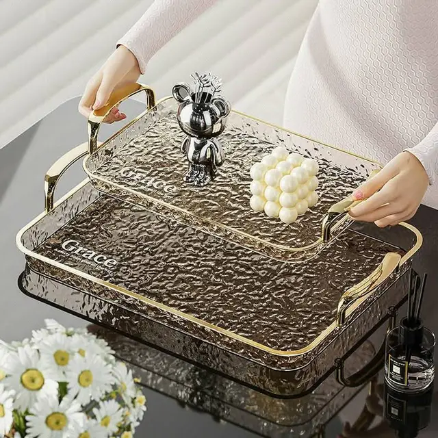 Square Storage Tray - (2Pcs Set)Square Storage Tray