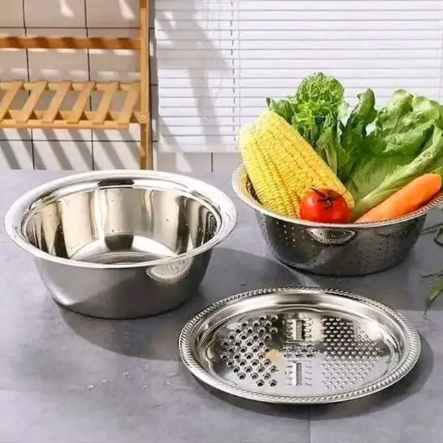 Multifunctiona Storage Organizer - 3-in-1 Multifunctional Vegetable Cutter