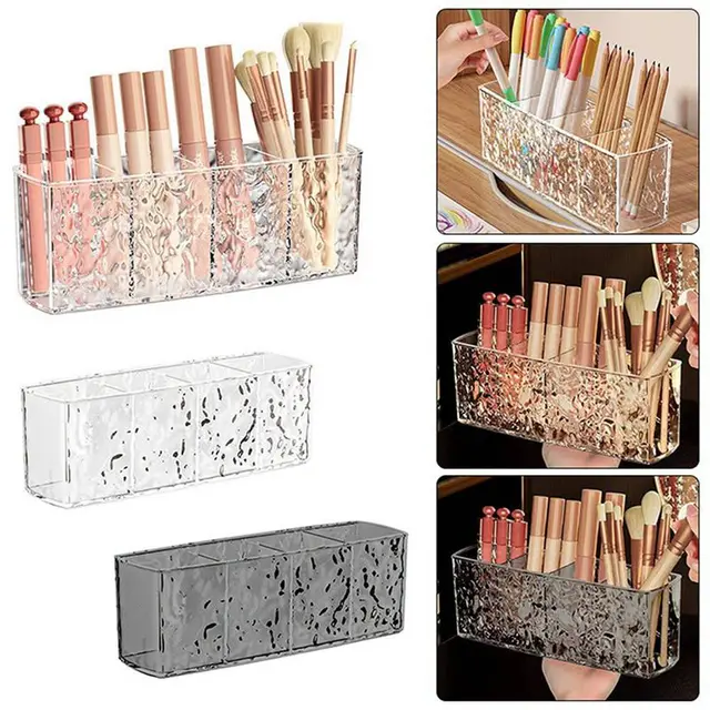 4 Grid Makeup Storage Holder 